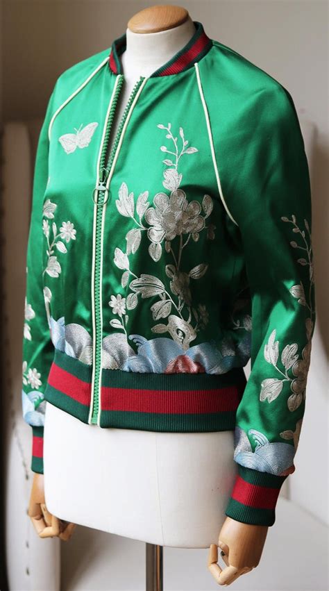 gucci satin bomber|gucci bomber japanese geisha.